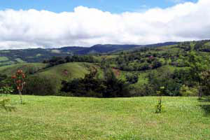 Turning away from the lake, Rio Piedras residents have views past 4 volcanos to Nicaragua.